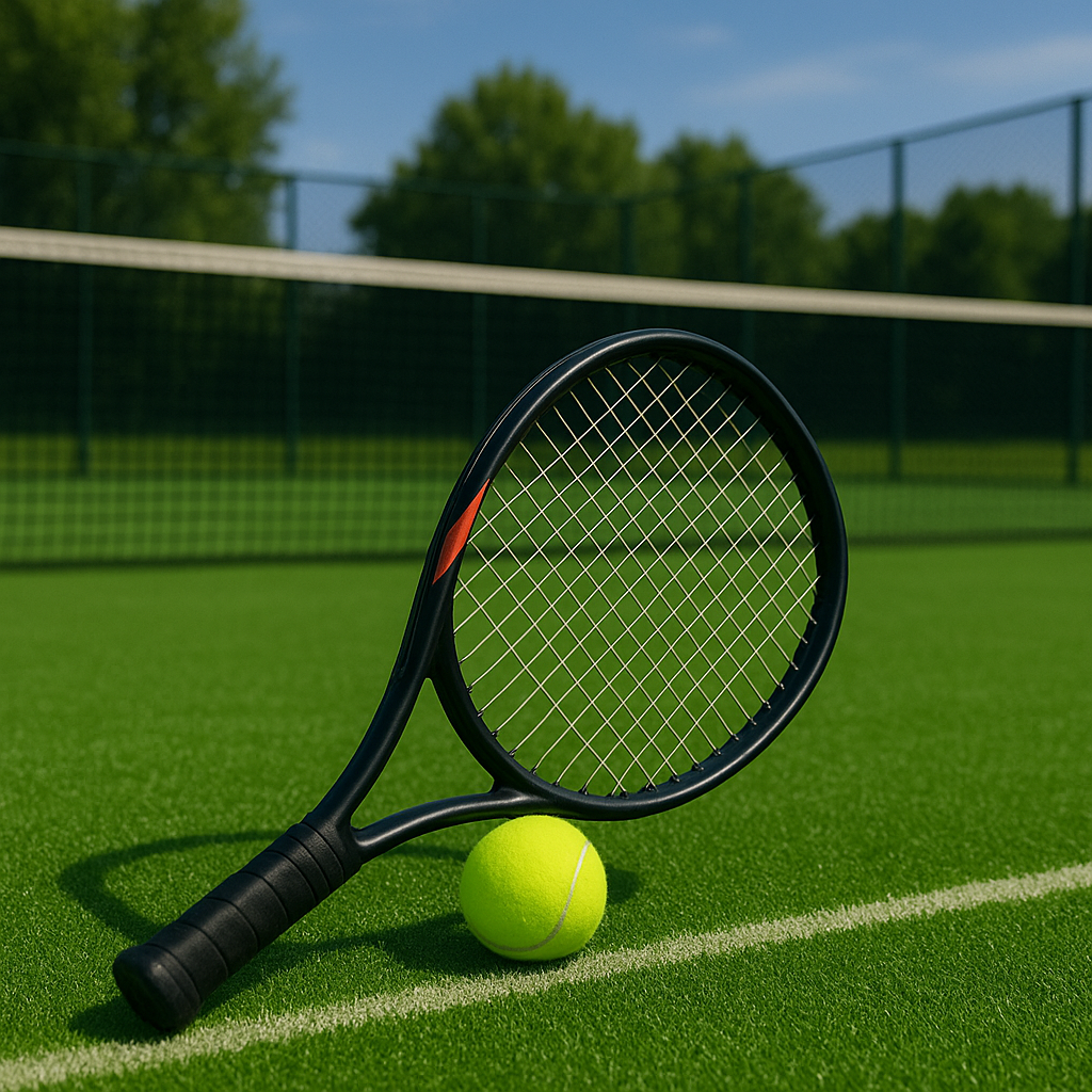 Cancha de futbolito con pasto sintético realista